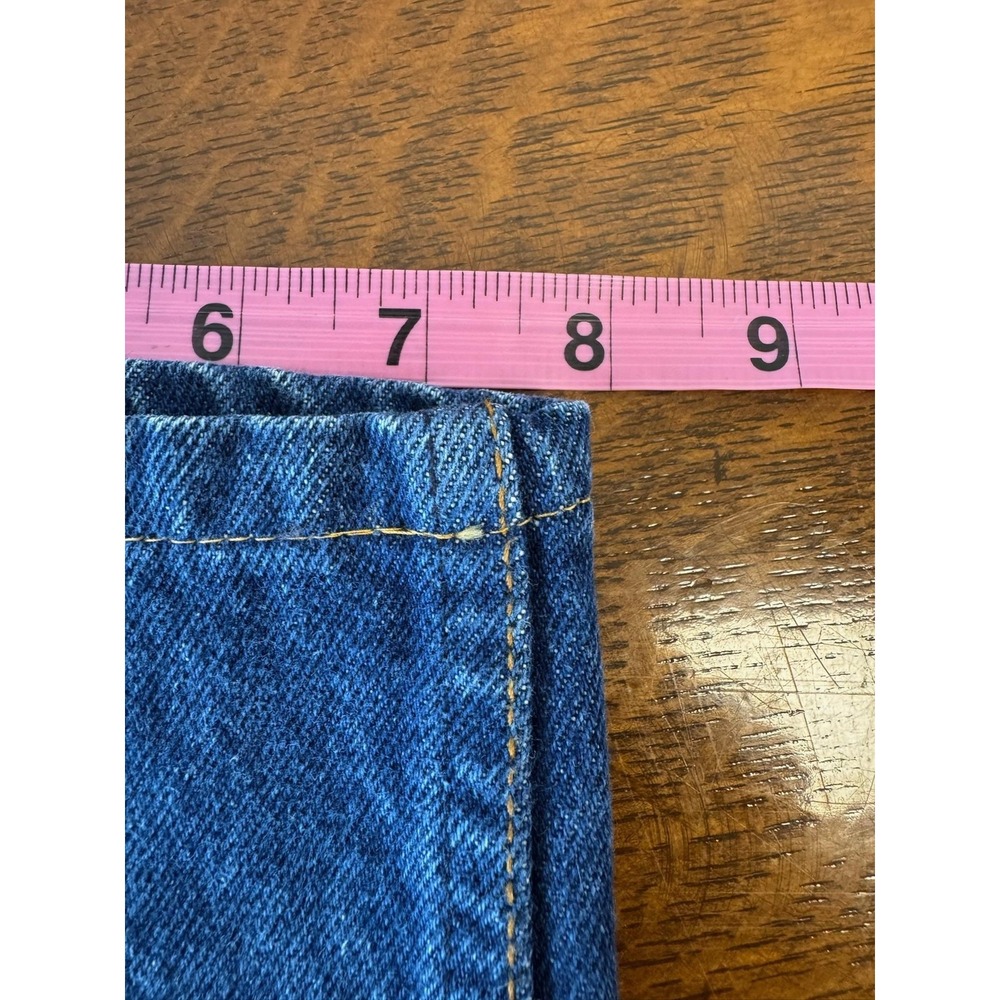 Vintage Levis 505 Jeans Mens 34x30 Blue Denim Orange Tab Straight Leg USA 90s - Picture 8 of 8